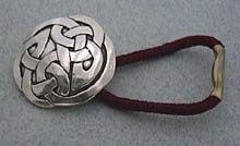 Small Celtic Interlace Circle Hair Tie