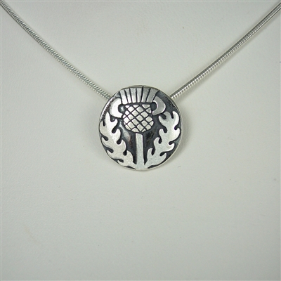 Small Celtic Thistle Necklace